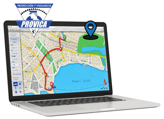 Laptop monitoreo GPS